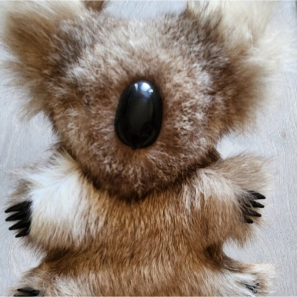 Australian Real Fur Koala Rare Vintage Decor/toy Euc - Picture 5 of 7